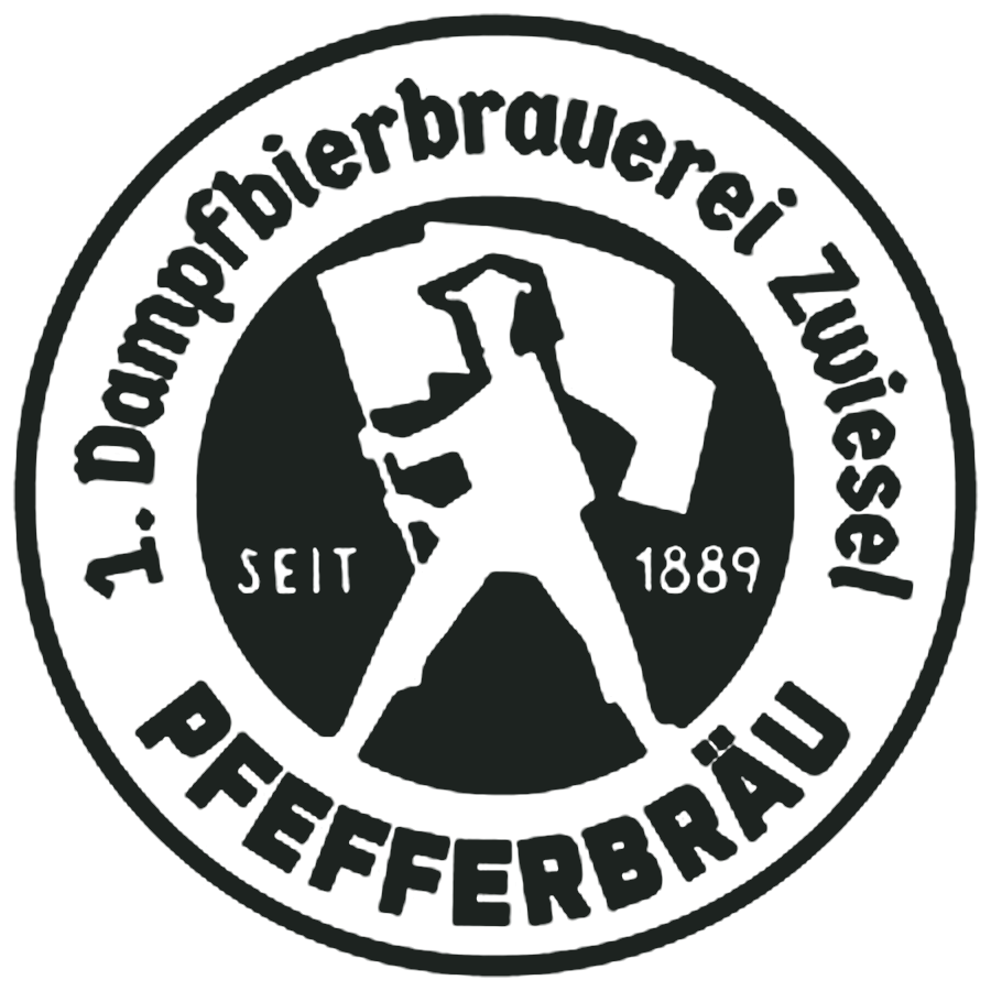 Logo der 1. Dampfbierbrauerei Zwiesel Pfefferbräu
